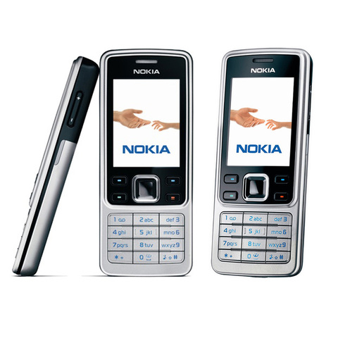 Original Nokia 6300 Mobile Phone Unlocked Black 6300 cellphone & Russian Arabic Hebrew English Keyboard ► Photo 1/6