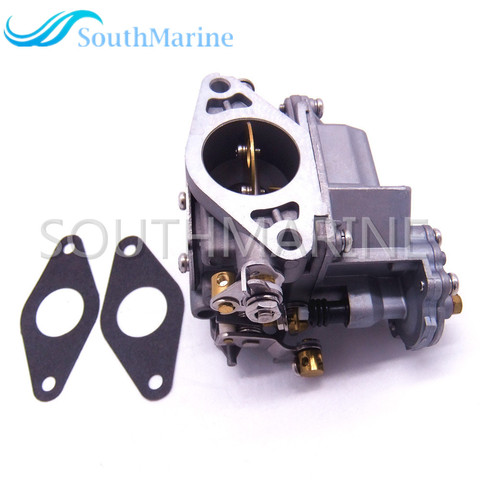 Boat Engine 66M-14301-12 Carburetor Assy and 66M-13646-00 Gaskets (2 pcs) for Yamaha 4-stroke 15hp F15 Electric Start Outboard ► Photo 1/1