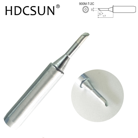 Free shipping  HDCSUN 900M-T-2C Soldering iron tip solder iron repairing for  Saike aoyue yihua cxg 936D 936 852d+ 909D ► Photo 1/2