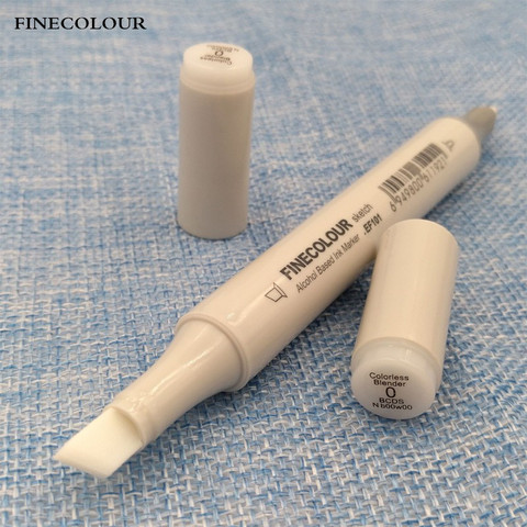 FINECOLOUR Alcohol Based Ink Sketch Brush Double-headed Nib '0' Colorless Blender Art Markers ► Photo 1/5