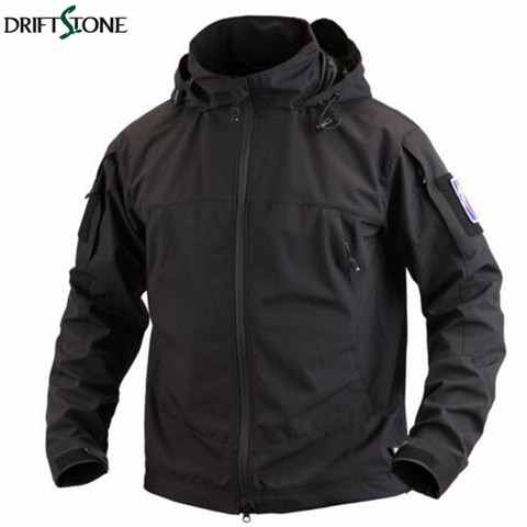 New Autumn Men Military Style Soft Shell Hooded Jacket Waterproof Tactical Jacket Army Clothes Coat Outerwear Windproof Jacket ► Photo 1/1