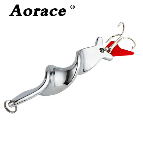 10g 14g 21g 28g Spoon Rotating Metal Spinner Fishing Lure Hard Baits For Trout Pike Fishing Treble Hook Tackle ► Photo 1/6