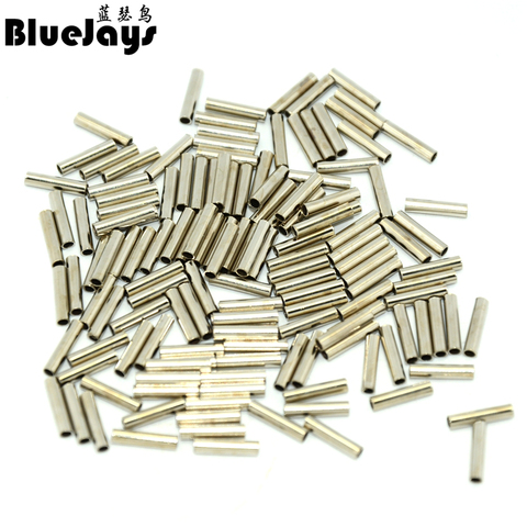 BlueJays 100pcs/lot Fishing stainless steel fishing line sleeve copper tube 0.8-3.4mm fishing accessories fishing line tube 8mm ► Photo 1/6