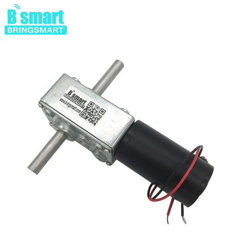 12V Worm Gear Motor DC 24V 5-300RPM Mounting Hole On The Shaft Adjustable Speed Reversible Self Lock For Automatic Drying Rack ► Photo 1/6