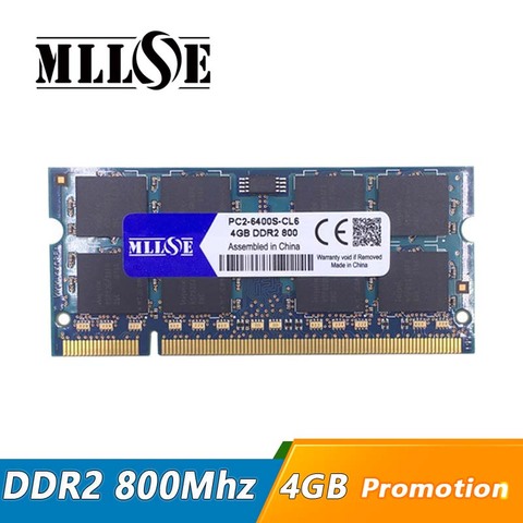 MLLSE memory ram DDR2 4gb 8gb 800 Mhz PC2-6400 sodimm laptop