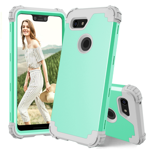 Shockproof Protect For Google Pixel 3 XL Case An Ultra-thin Hybrid Hard Rubber Impact Armor Phone Cases Cover For Google Pixel 3 ► Photo 1/6