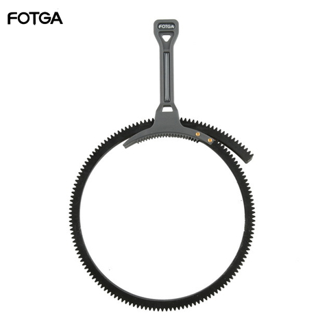 FOTGA DSLR Zoom Follow Focus Grey Handle Lever Flexible Gear Belt Ring 46mm to 110mm ► Photo 1/2