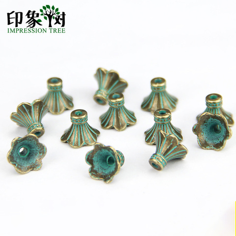 10pcs 9*12mm Verdigris Patina Plated Alloy Torus Spacer Charms Gasket Accessories  For DIY Jewelry finding 989 ► Photo 1/5