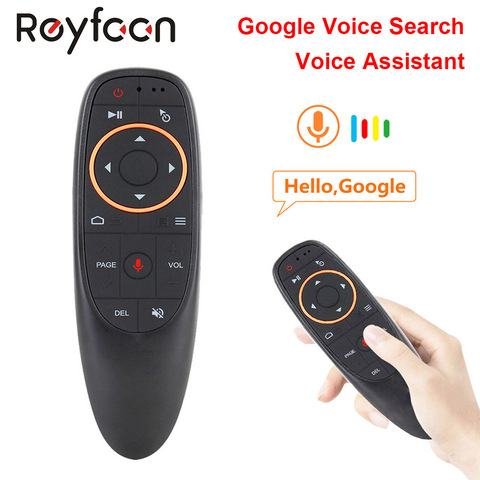 G10 Voice Remote Control Air Mouse 2.4G Wireless Mini Keyboard with Gyroscope G10S IR Learning for Android box X88 h96 MAX V10 ► Photo 1/5