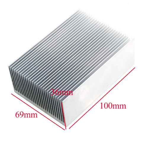 1pcs High- power electronic radiator heat sink fins fine-toothed 100 * 69 * 36MM ► Photo 1/3