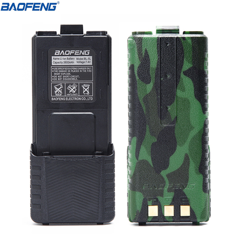 Original BAOFENG UV-5R BL-5L 7.4V 3800mAh Li-ion High Capacity Battery For Baofeng Walkie Talkie UV-5R Series Two Way Radio ► Photo 1/6
