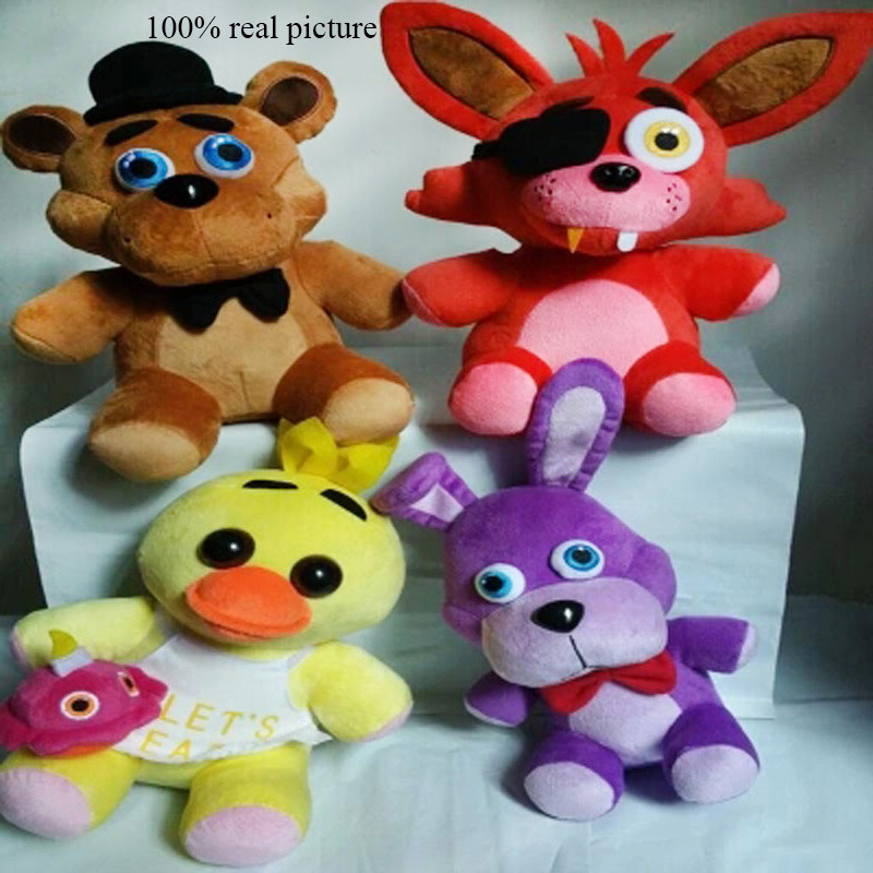 18cm Freddy's 4 FNAF Plush Toys Freddy Bear Foxy Chica Bonnie Plushie Soft  Stuffed Dolls for Kids Christmas Gifts