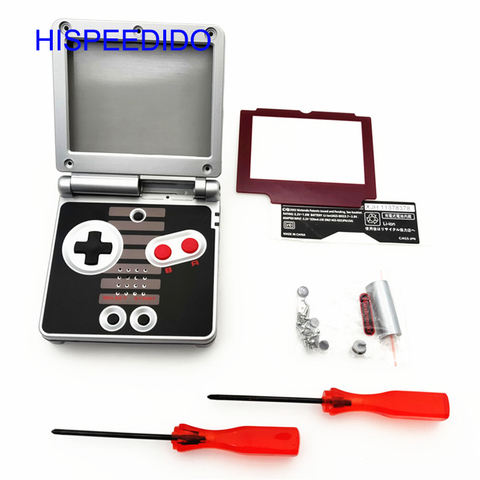 HISPEEDIDO  For GameBoy Advance SP Classic NES Limited Edition Replacement Housing Shell For GBA SP Housing Case Cover Screws ► Photo 1/6