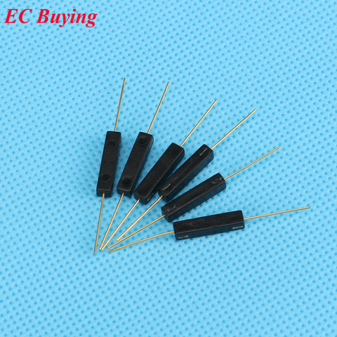 50 PCS Plastic Type Reed Switch 2 * 14 Normally Open Magnetic Control Switch GPS-14A Anti-Vibration/Damage Contact For Sensor NO ► Photo 1/3