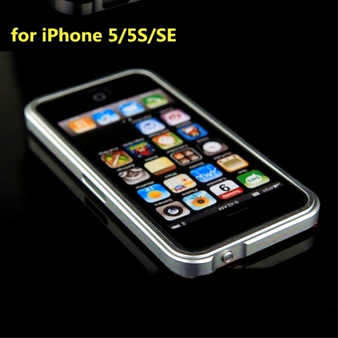 TX Blade i5 capa fundas Aluminum Bumper Luxury Phone Case For iPhone SE 5 5S Bumper protective phone case + screwdriver + Film ► Photo 1/6