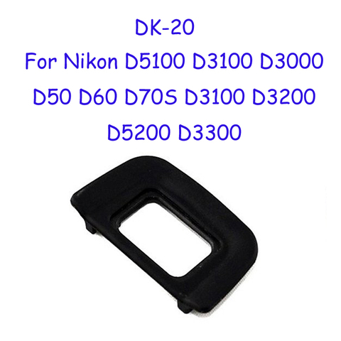 2pcs DK-20 Rubber Eye Cup Eyepiece Eyecup For Nikon D5100 D3100 D3000 D50 D60 D70S D3100 D3200 D5200 D3300 ► Photo 1/1