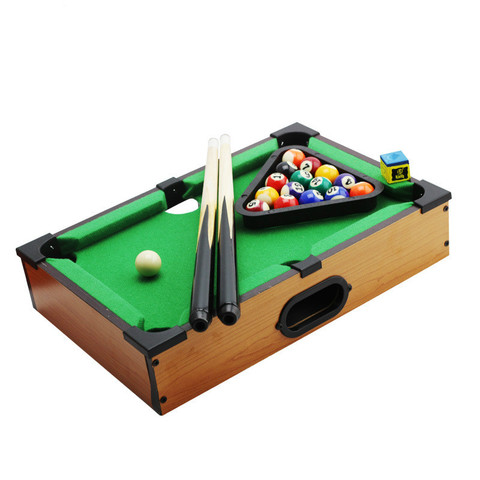 Mini Tabletop Pool Table Desktop Billiards Sets Children's Play Sports Balls Sports Toys Xmas Gift Family Fun Entertainment ► Photo 1/6