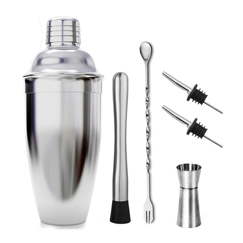 UPORS Cocktail Shaker 550ml/750ml Stainless Steel Wine Martini Boston Shaker Mixer For Bar Party Bartender Tools Bar Accessories ► Photo 1/6