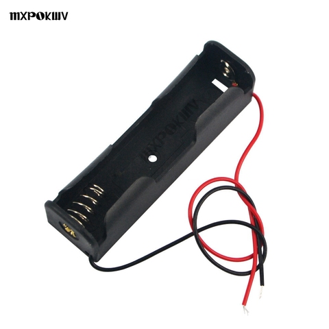 1Pcs Black 18650 Battery Holder 3.7V Clip Holder Box Case For Rechargeable Li-ion Battery Storage Box 18650 Battery Holder ► Photo 1/6