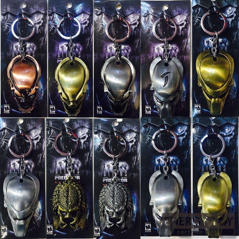 Alien Predator Mask Holder Tritium Sleutelhanger hanger scout jungle hunter metal pendant figure keychain key ring Price history & Review | AliExpress Seller - TIKOOS | Alitools.io