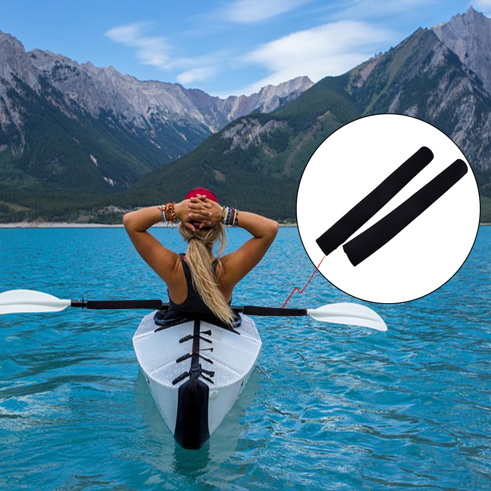 2pcs/set Neoprene Soft Prevent Blisters Kayak Boat Paddle Grips Protective Canoe 