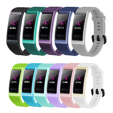 Bracelet For Huawei Band 3 pro Strap Silicone Sports Watch Band Replacement Wrist Strap For Huawei Band 4 Pro Smart Wristband ► Photo 1/6