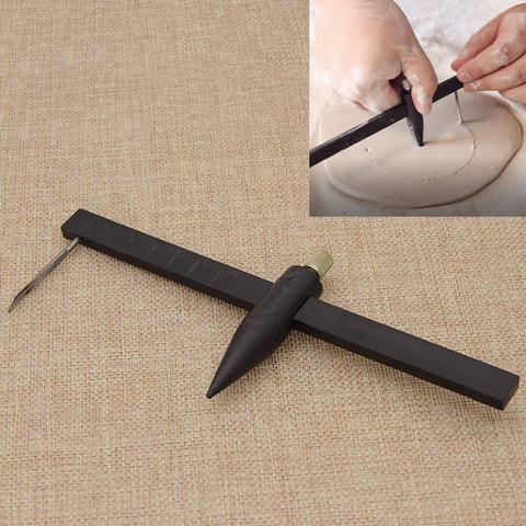 New Arrival Compass Circle Cutter Caliper For Clay Pottery Ceramic Cut 1-34cm Cutting DIY Making Craft Tools Accessories ► Photo 1/5