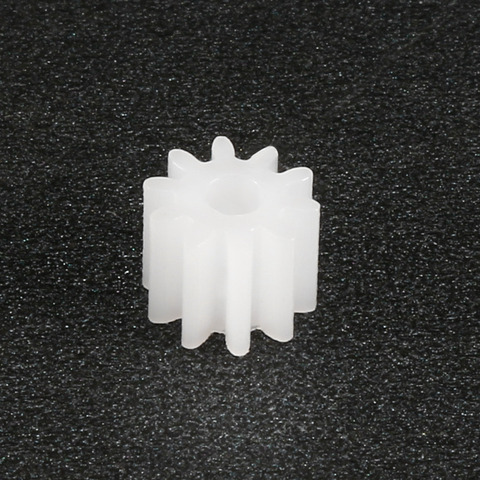 Uxcell 50Pcs 2mm Hole Dia Plastic Shaft Gear Toy Accessories with 10/12/16 Teeth 102/122/162A for DIY Car Robot Motor ► Photo 1/4