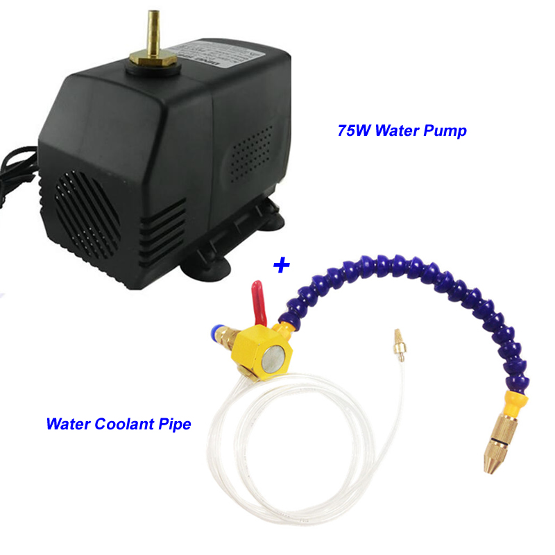 75W pump submersible water pump 220V 75W 3.5M for cnc router 2.2kw 