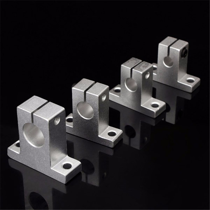 10pcs SK20  Linear Rail Shaft Support FOR XYZ Table CNC Router Milling 