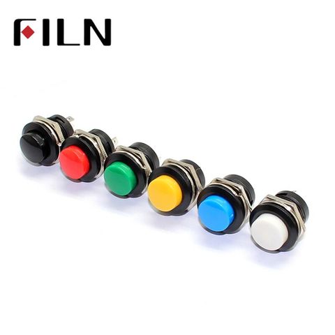 16mm Plastic OFF-(ON) Momentary normally open push button switch ► Photo 1/1