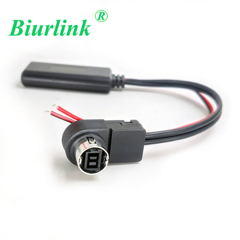 Biurlink Wireless Bluetooth Module Audio Aux Adapter Cable for Alpine KCA-121B AI-NET CDA-9857 CDA-9886 CDA-117 ► Photo 1/5