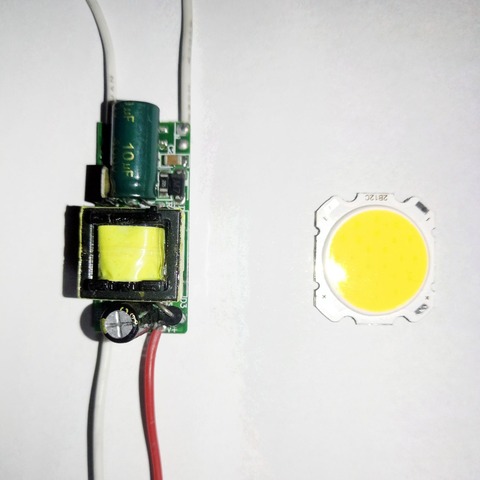 10W LED COB SMD With LED driver Light Bulb On Aluminum plate For LED Light Lamp SpotLight Downlight Lamps For DIY Light Repair ► Photo 1/3