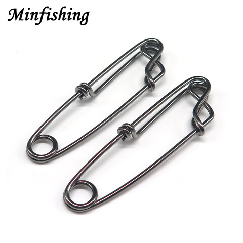 5 PCS Minfishing Brand Sea Fishing Snap Stainless Steel Fishing Swivels Fishing Lure Pin Connector Fishing Accessories ► Photo 1/5