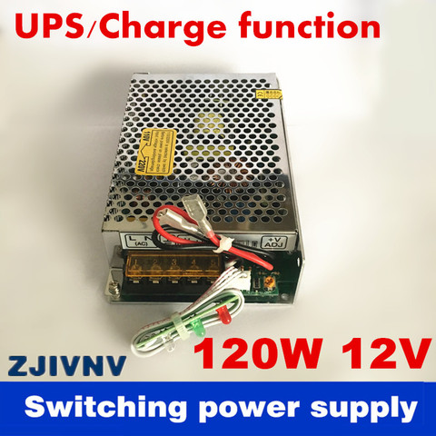 120W 12V 10A UPS/Charge function switching power supply input 110/220v battery charger output 13.8v SC-120-12 AC-DC ► Photo 1/6