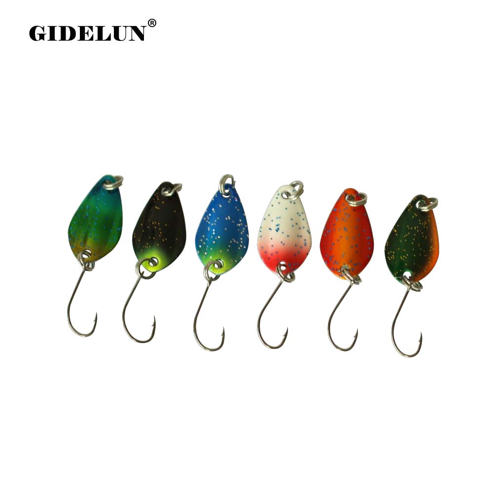 free shipping 2g/1g spoon lure isca artificial fishing bait 6pcs/lot  swimbait metal lure - Price history & Review, AliExpress Seller - GIDELUN  Official Store