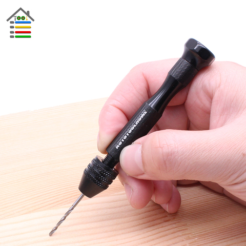 11pcs Mini Micro Aluminum Hand Twist Drill Bit Set Jewelers Sliding Drilling Wood Hobby Tool With 0.5-3.0mm HSS Drill Bits ► Photo 1/6