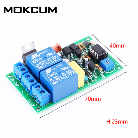 10A 12V Forward Reverse Controller Self-locking DC motor forward reverse control module DC Motor Driver Module for Toy Smart car ► Photo 1/6