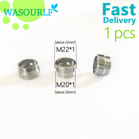 WASOURLF outer adapter 22 mm male thread transfer 20 mm  M20*1 male connector shower bathroom kitchen brass faucet accessories ► Photo 1/1