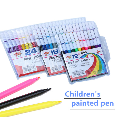 School kids high quality color pens art marker watercolor pens brush set for drawing color markers student gift ► Photo 1/5