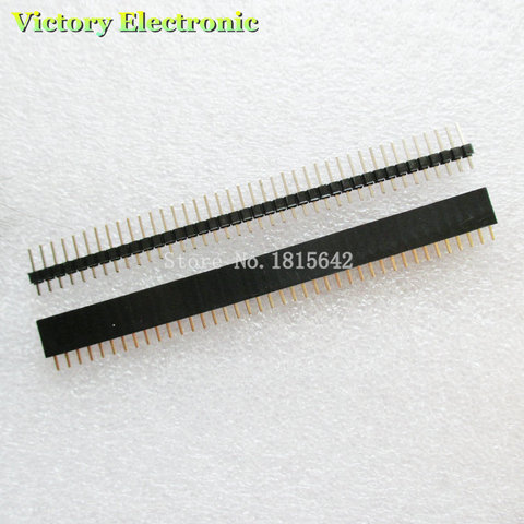 20PCS/Lot 1x40 Pin 2.54mm Single Row Female & Male Pin Header ► Photo 1/1