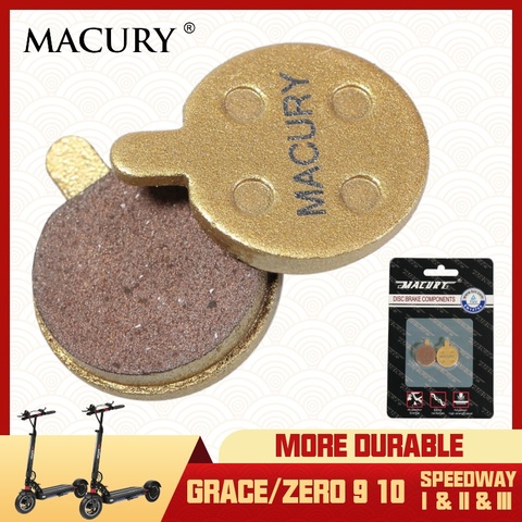 Macury Universal Composite Ceramics Metal Disc Brake Pad for Grace Zero 9 10 Electric Scooter Speedway 1 2 3 TÜV Certificate ► Photo 1/6