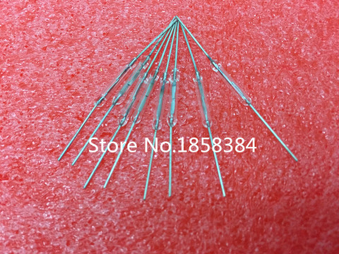 20 PCS REED SWITCH 2X14MM GLASS White Color Low Voltage Current 5 10