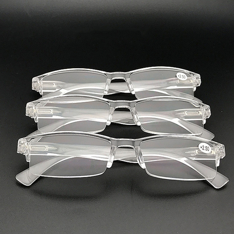 Zilead Ultra-Light Frameless Clear Reading Glasses Women&Men  Presbyopic Eyeglasses Parents Gifts+1.0+1.5+2.0+2.5+3.0+3.5+4.0 ► Photo 1/4