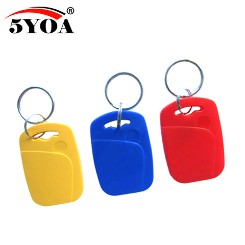 10pcs IC+ID UID Rewritable Composite Key Tags Keyfob Dual Chip Frequency RFID 125KHZ T5577 EM4305+13.56MHZ Changeable Writable ► Photo 1/1