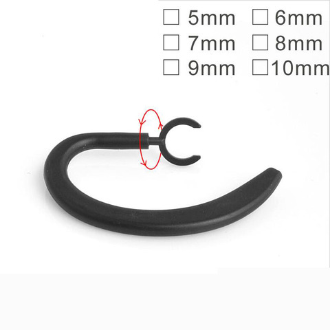 5mm 6mm 7mm 8mm 9mm 10mm Bluetooth Earphone Earhook Loop Clip Retractable whirling Ear Hook Replacement  Headphone Accessories ► Photo 1/6