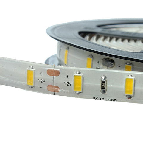 DC12V 60LED/m 5m/lot,New LED Chip 5730 Bright Than 5050,Red/Green/Bule/Cold White/Warm White 5730 SMD LED Strip ► Photo 1/6