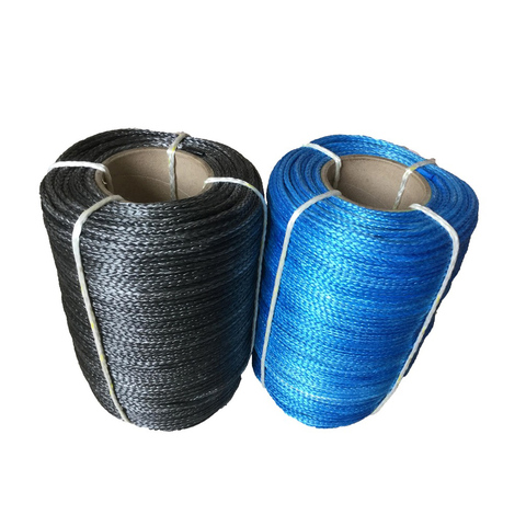 Free Shipping 6MM*100M Synthetic Winch Line UHMWPE Fiber Rope For 4WD 4x4 ATV UTV Boat Recovery Offroad ► Photo 1/3