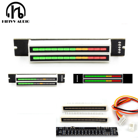 DIY LED Music Spectrum Analyzer Audio Level VU Meter for audio and video Amplifier ► Photo 1/1