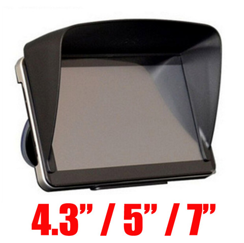 GPS Navigation Accessories 4.3 / 5 / 7 / Inch Frame GPS Universal Sunshade Sun Shade GPS Screen Visor Hood Block ► Photo 1/5
